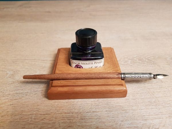 Stylo Plume vintage avec encrier - Le grenier d'Emilie